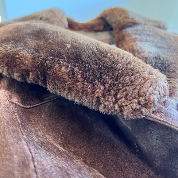 Alfred Suede and Shearling Collared Jacket - Picture 13 of 16